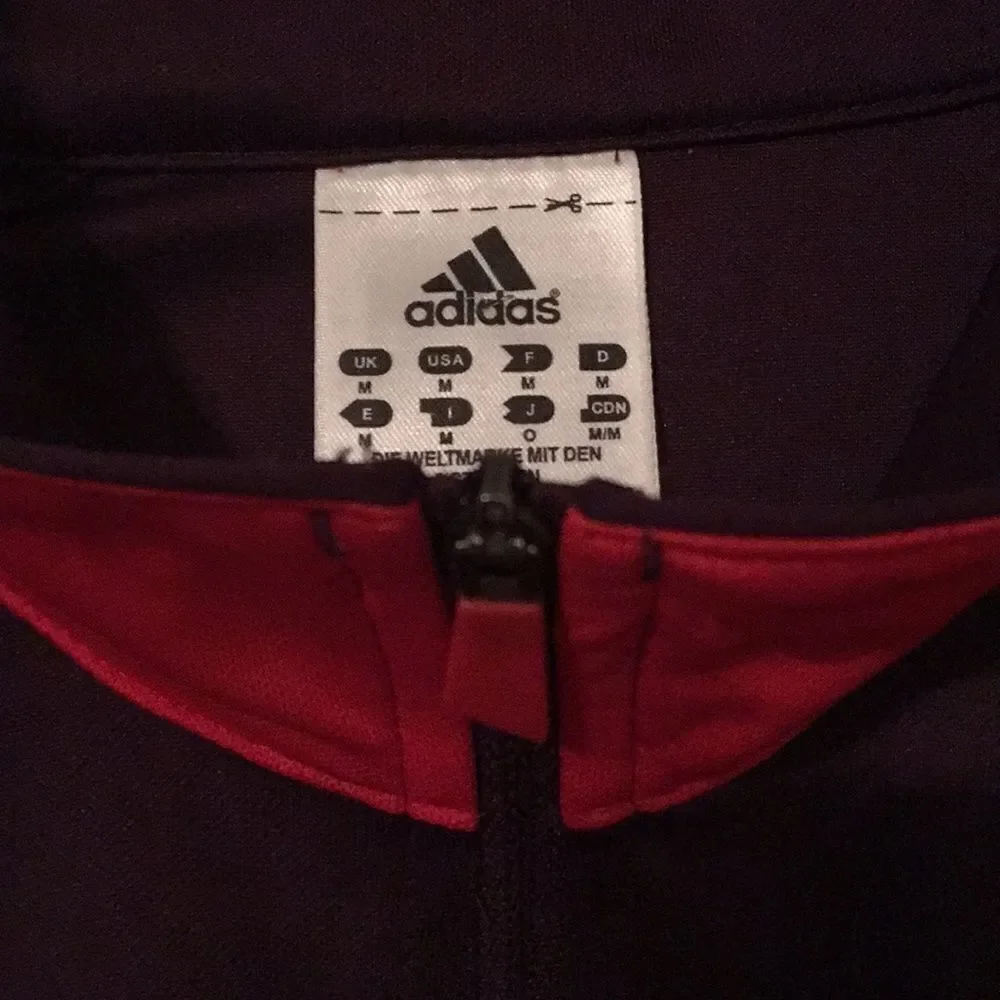 Adidas London 2012 Olympics Red Military Technical Polo Shirt Management Team M
